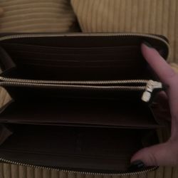 Authentic Louis Vuitton Bandoliere Ebene 35 With Matching Authentic Zippy Wallet 