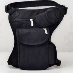 Black Side Pouch Leg