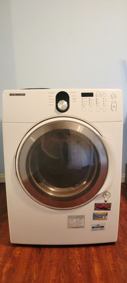 Samsung White Gas Dryer