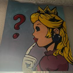 Princess Peach Painting 