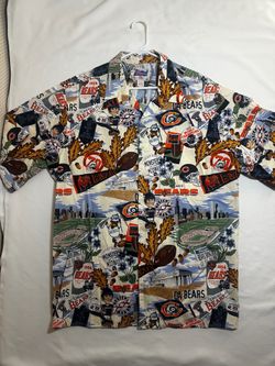 Reyn Spooner Chicago Bears NFL Multicolor Button-Down Shirt Men's XXL