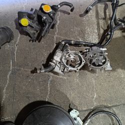 Subaru reservoirs and water pump