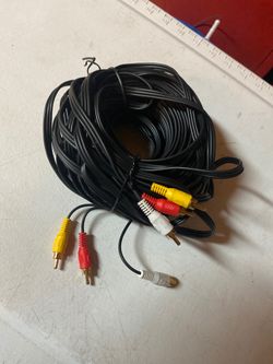 100 Foot RCA Audio Video Jacks