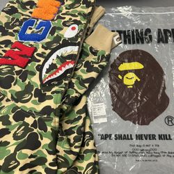 Bape Green Camo Sweater 