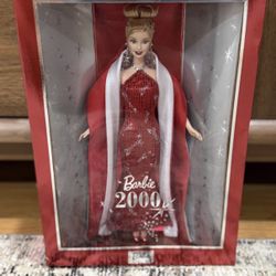 Barbie Collector Edition Doll 2000 Red Dress Vintage 2000 Mattel 27409