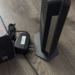 cable modem and Wifi-6 Router