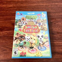 Animal Crossing Amiibo Festival Nintendo Wii U Sealed
