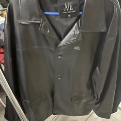 Armani Exchange Men’s Leather Jacket Size XXL New