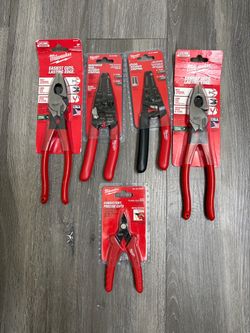 Milwaukee Lot Of 5 Pliers