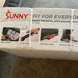 sunny fitness treadmill