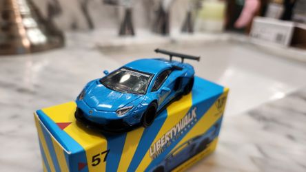 Mini GT LBWK Lamborghini Aventador - Light Blue for Sale in
