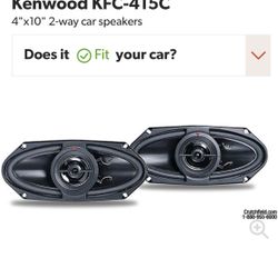 Kenwood Car Speaker 