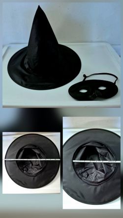 Halloween Child Classic Witch Hat And  Black Foam Mask (Rubies Costume Co.) 
