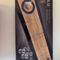 NEW BarLab 2-in-1 Tabletop Drinking Game – Bowling & Shuffleboard