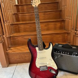Squier Standard Stratocaster W/ Fender Amp 