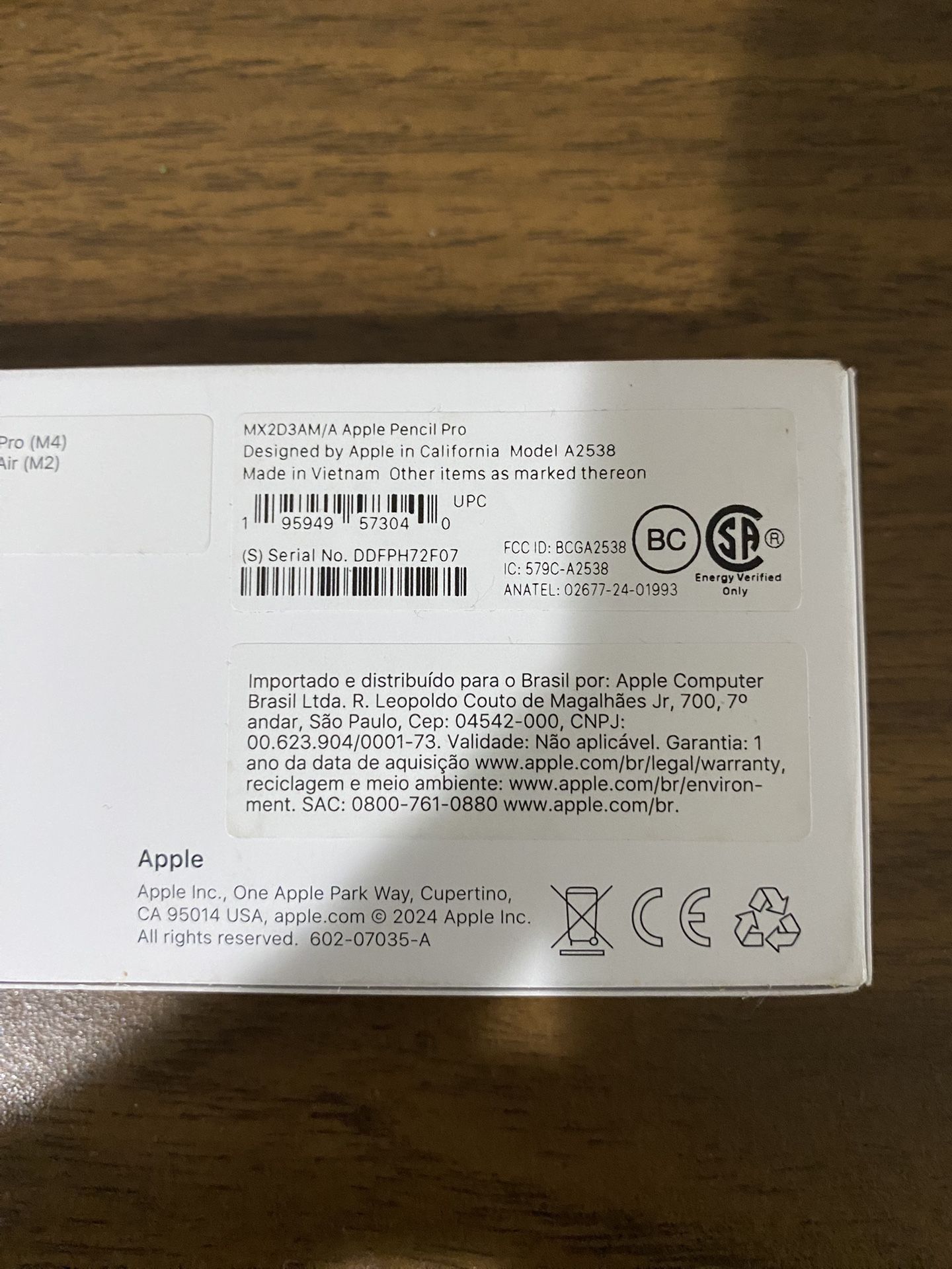 Apple Pencil Pro Brand New In Box