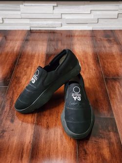 Adidas Y-3 Tangutsu Slip-On Sneakers Black Yohji Yamamoto Men's Size 10