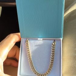 10kt Semi Solid Maimi Cuban Bracelet 8” 6.7mm