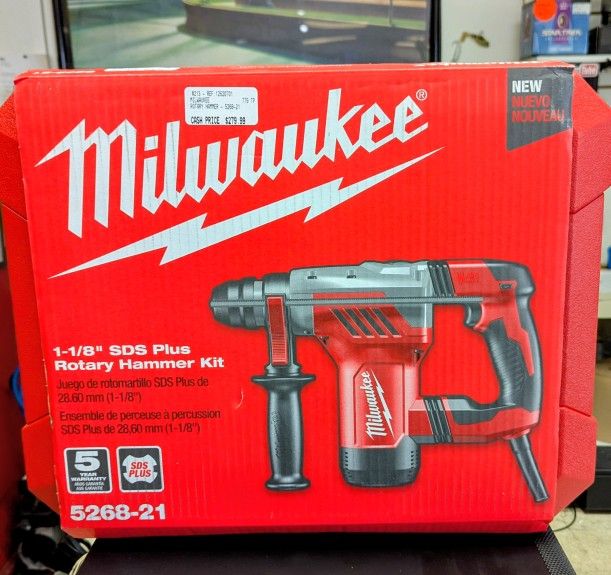 Milwaukee Rotary Hammer In Box SDS Plus