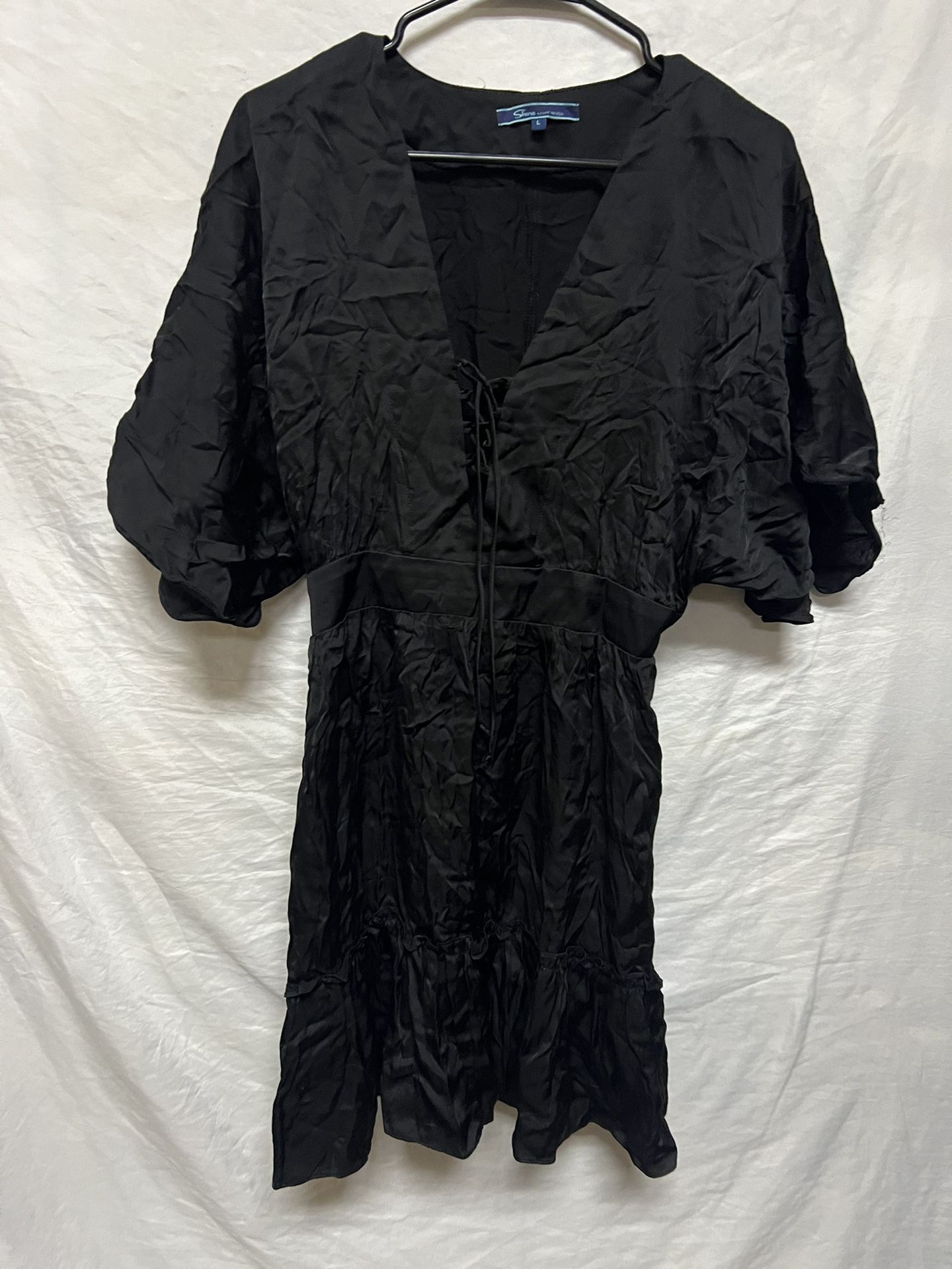 Black Satin Dress