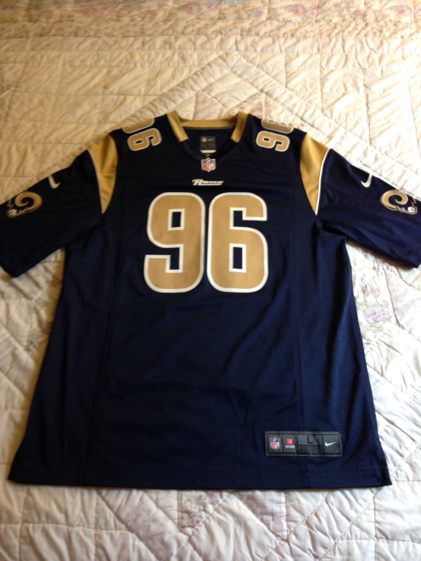 Los Angeles Rams Football Jersey Men's Large