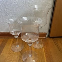 Long Stem Glass Vases