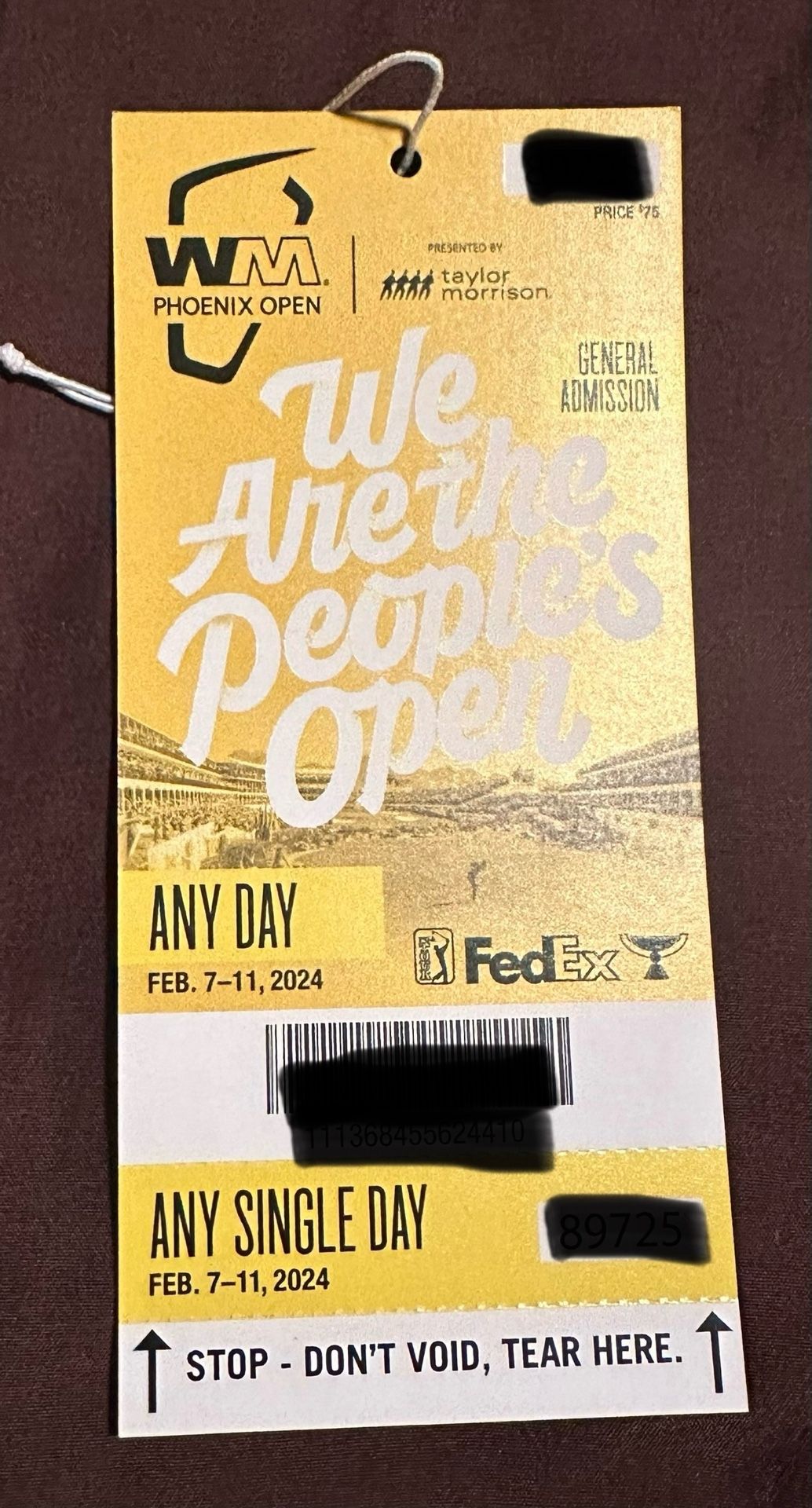 Phx Waste management open