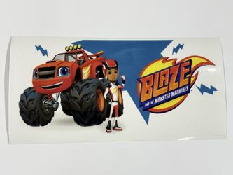 Blaze Cartoon For Any Surface UV Sticker