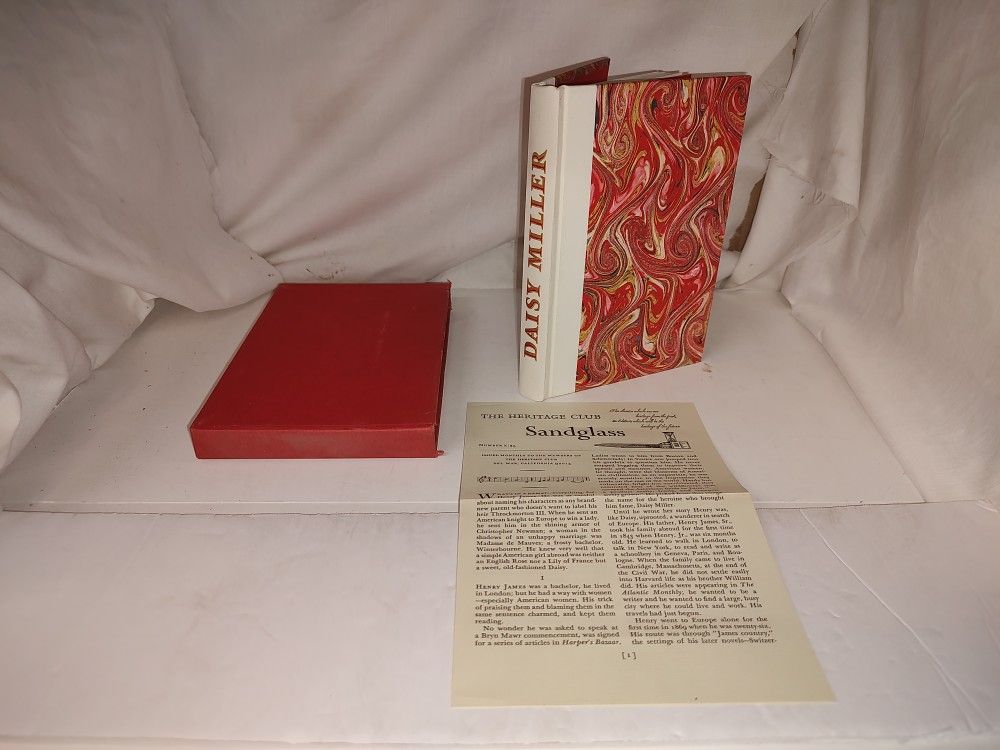 Daisy Miller by Henry James The Heritage Press w/Slipcase VG