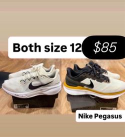 Nikes runners size 12 men both for $85