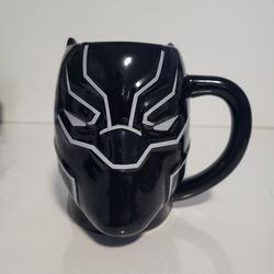 Vandor Marvel Black Panther Sculpture Ceramic Mug 20 O.z