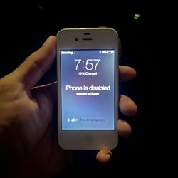 Locked iPhone 4 