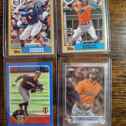 CARLOS CORREA BASEBALL CARD COLLECTION!!