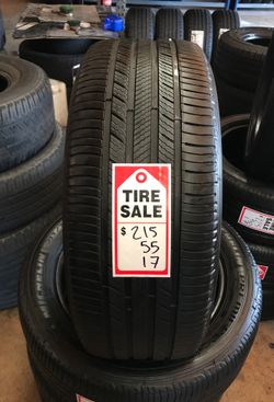 215/55/17 MICHELIN PREMIER A/S $150.00