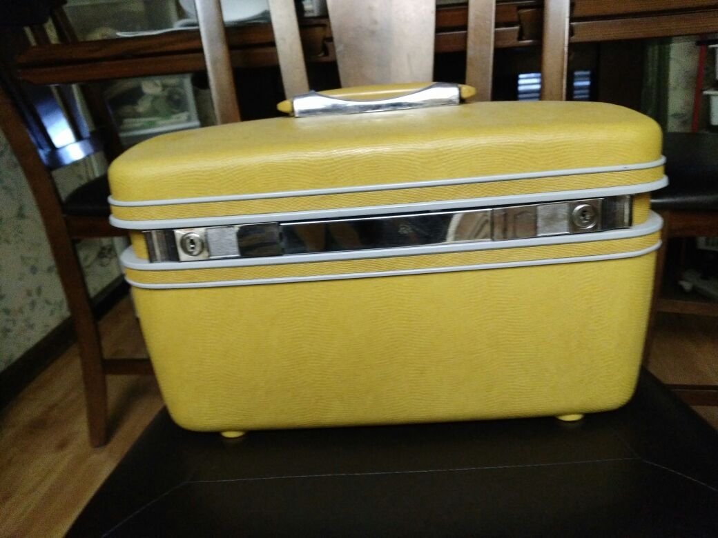 Samsonite vintage hard cosmetic case