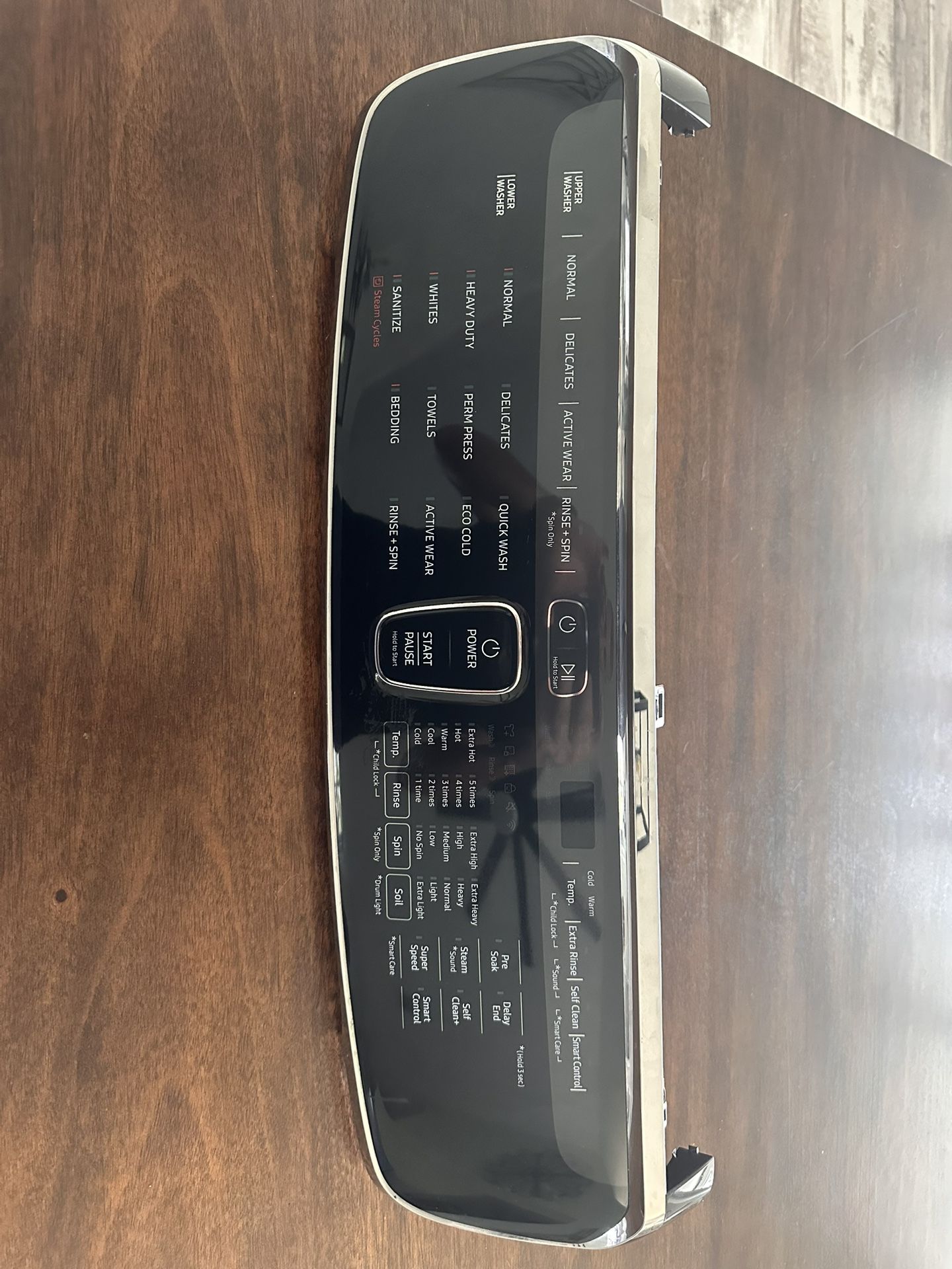 Samsung Front Loader Washer Control Panel