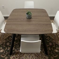 Dining Table Set (Comes with 4 Chairs)