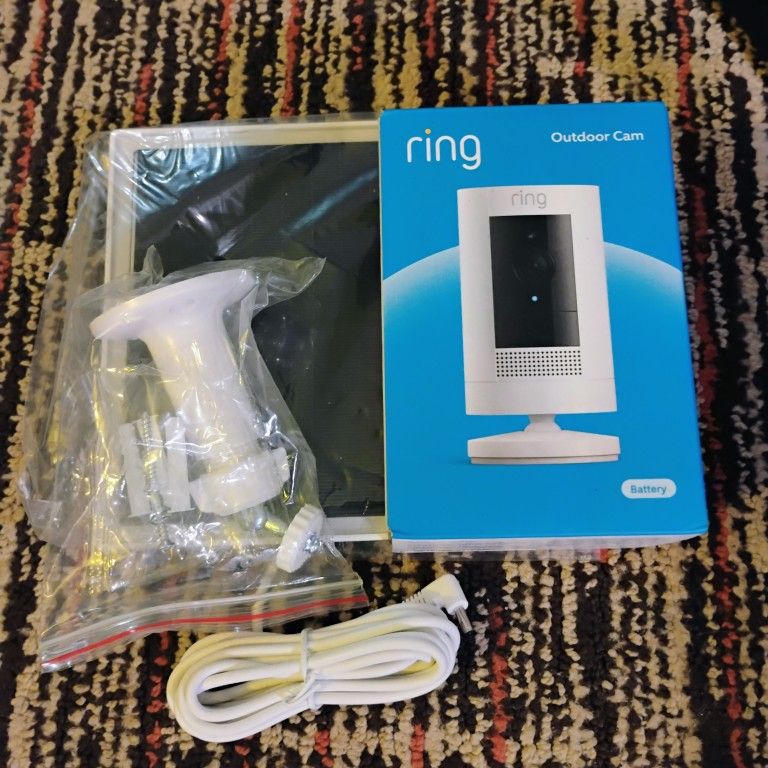 Ring Outdoor Camera W) Solar Panel