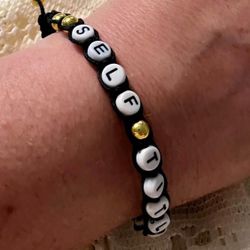 Paramore SELF TITLED LIFE Beaded Bracelet - Adjustable Handmade