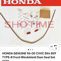 EK 96 To 00 Honda Civic Front Windshield Dam Seal Set