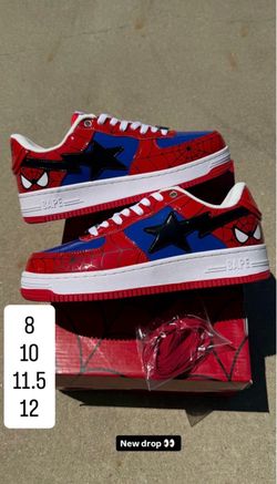 BAPE Bapesta Spider-Man Low-Top Sneakers