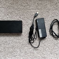 Lenovo 40AS Docking Station with 90W AC Adapter,