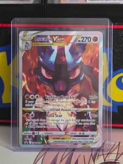 Lucario V Star Pokemon Card