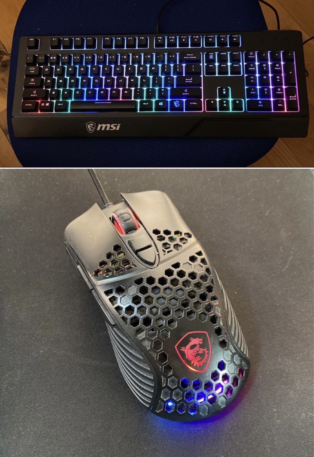 Msi Vigor GK20 Gaming Keyboard With Msi Mouse