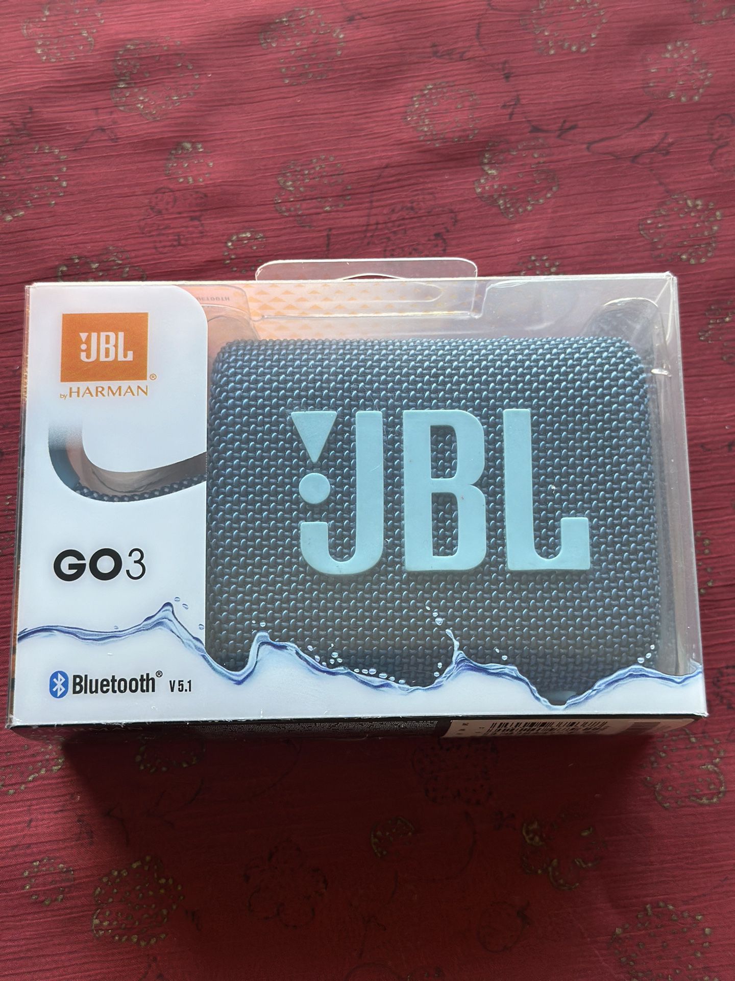 JBL GO 3 Wireless Portable Bluetooth Speaker Blue