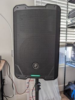 1600W Mackie SRT210 PA Speaker BT + Case + microphone