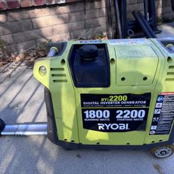 Ryobi 2200-Watt Digital Inverter Generator - Quiet & Portable