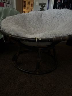 Papasan Chair with fluffy comfortable  Cushion