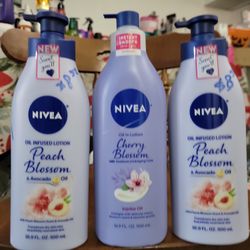 Tres Cremas Nivea DE 16.9oz Por Solo $21