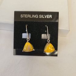 Bumblebee Jasper Earrings